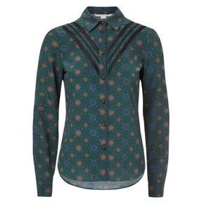 Veronica Beard Rowena Silk Blouse